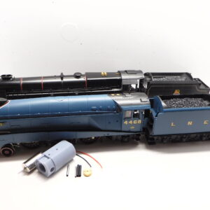 Hornby Class 08, Class 4P (Fowler), Class 4P (Stanier), Class 5, Class 6P Patriot, Class 6P Patriot (Rebuilt), Class 7MT, Class 7P Royal Scot, Class 7P6F, Class 8P Coronation, Class 8P Princess Royal , Class 9F, Class A1 (Gresley), Class A2/3, Class A3, Class A4, Class N15, Class N2, Class W1, Class W1 (Rebuilt), Modified Merchant Navy, Schools class, SR King Arthur, SR Merchant Navy, SR Q1, SR West Country, SR West Country, Standard 9F