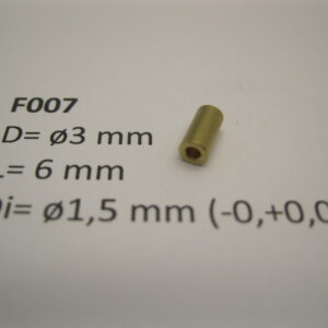 Schwungmasse  ø3 mm x 6 mm x ø1,5 mm