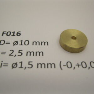 Schwungmasse ø10 mm x 2,5 mm x ø1,5 mm