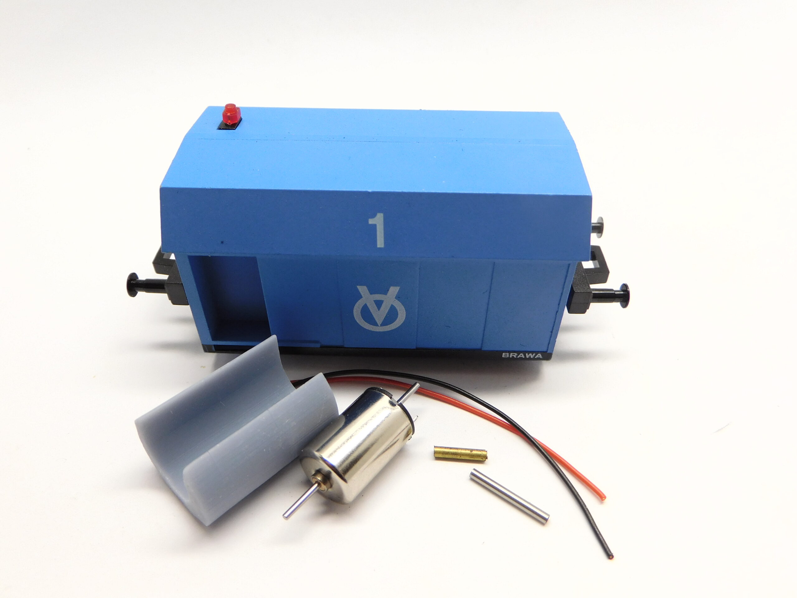 Brawa Klv 61, K?f II, Volkert robot V7000 - Model with belt drive