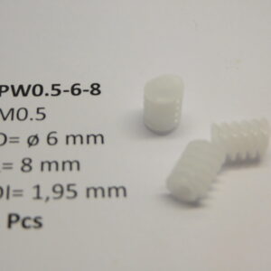 M0.5 D=?6 L=8 DI=1.95 mm (3 Pcs)